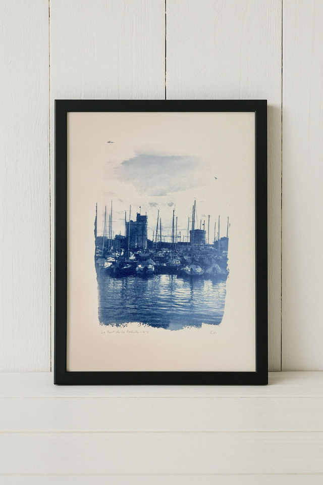 Le Port de La Rochelle N°3 - Format A3, Sans Cadre