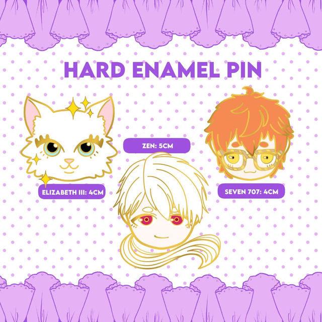 Mystic Messenger Hard Enamel Pin