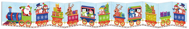 Santa Express Frieze Single Card