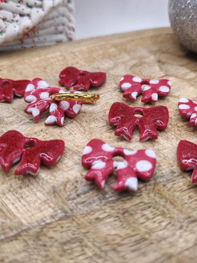 Choupettes noeud rouge réversibles 