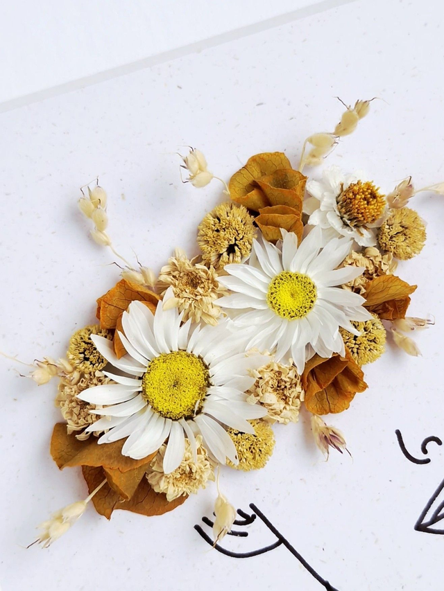 Illustration à fleurir - grand modèle - Modèle "Dana"