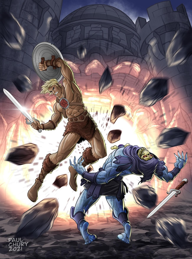 He-Man vs Skeletor 