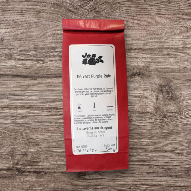 Thé vert purple rain 50g