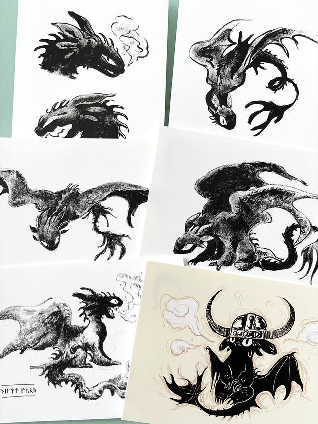 HTTYD postcards