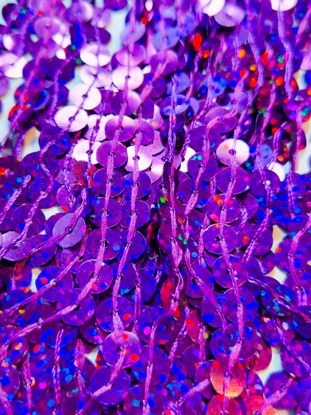 Paljettitupsu purppura