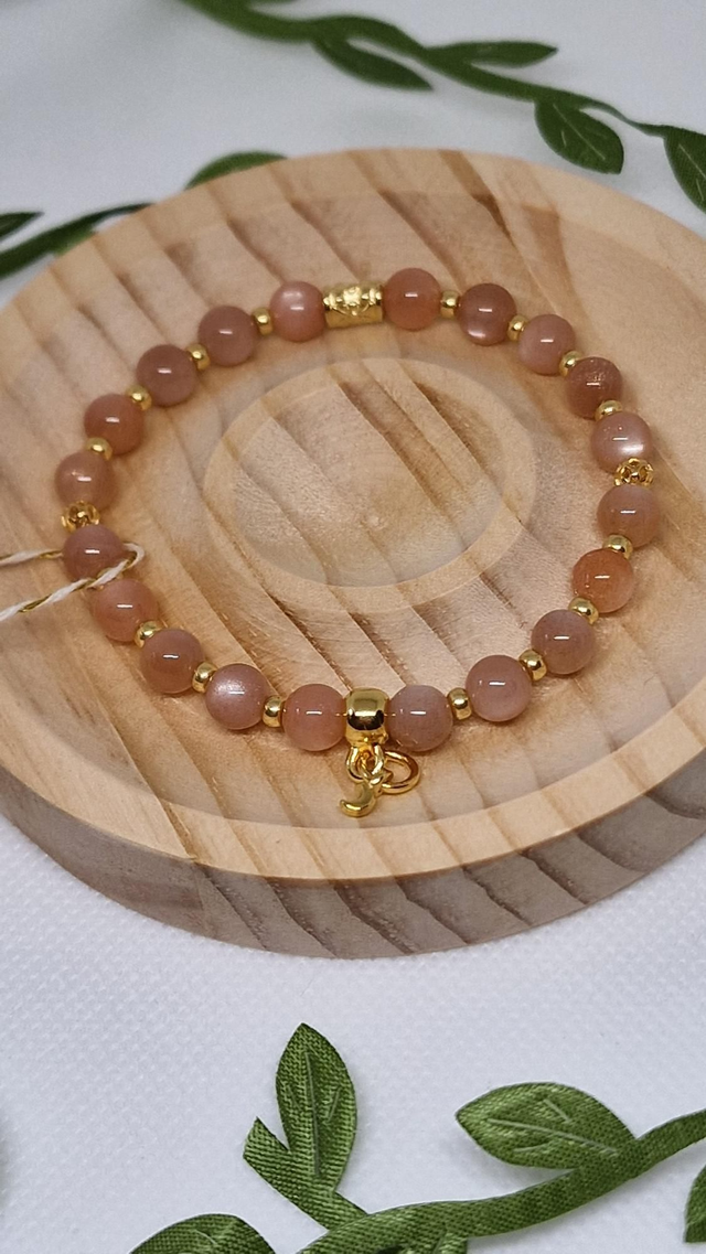 Bracelet Pierre de lune en 0,6 cm 