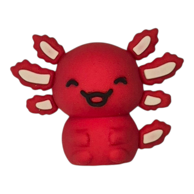 Red Axolotl Smiling Topper 