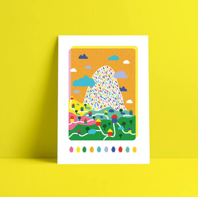 Montagne - Carte postale / Affiche 