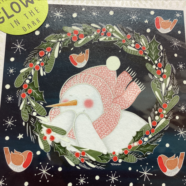 Christmas Open Whistlefish G in D (Snowman in wreath) 