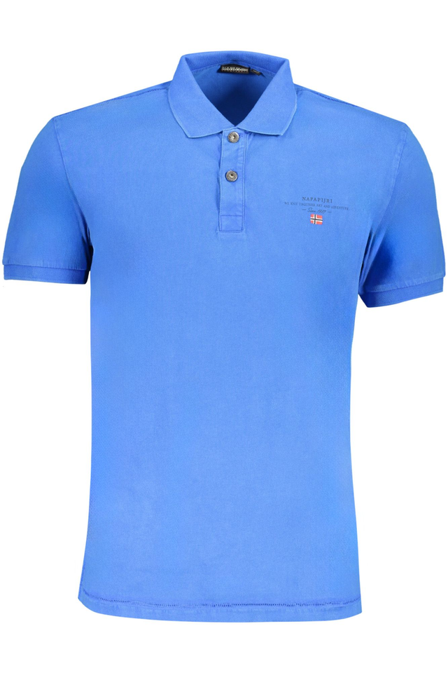 NAPAPIJRI POLO MANICHE CORTE UOMO BLU
