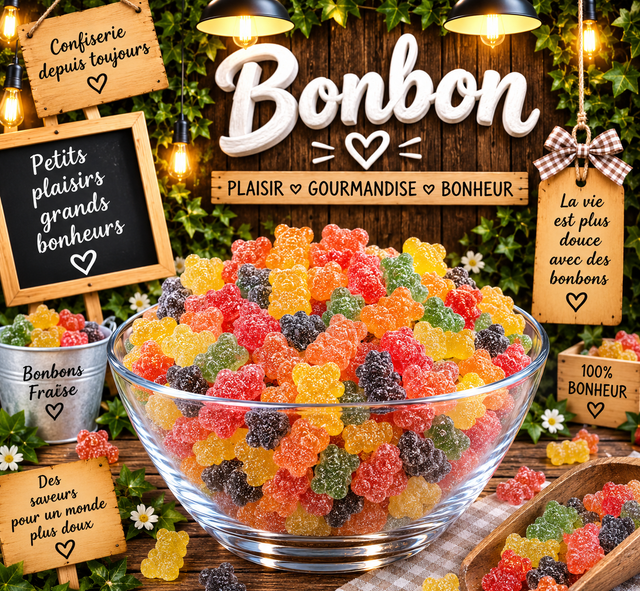 ourson sucrée 100g