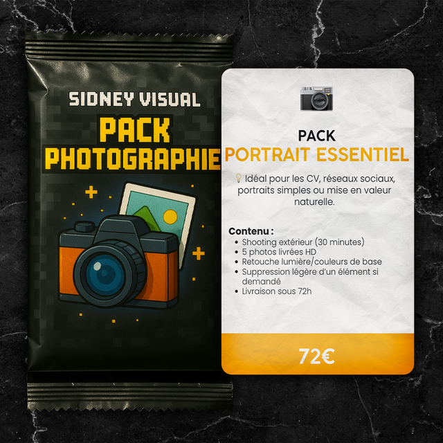 PACK PORTRAIT ESSENTIEL