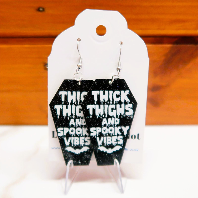 Thick Thighs & Spooky Vibes Earrings