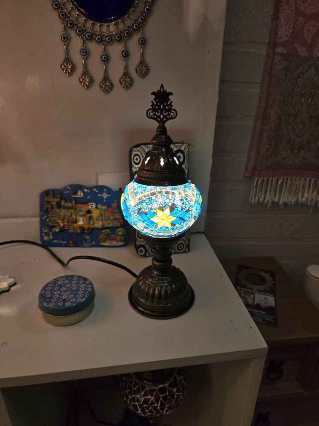 Small Mosaic Table Lamp