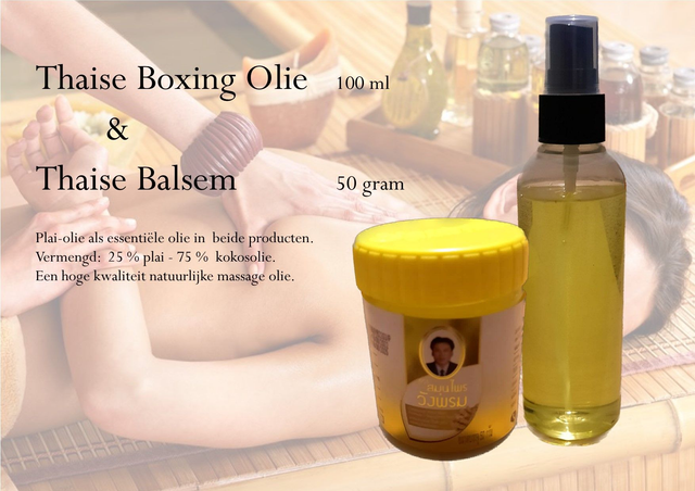 Thaise Boxing Olie Groen