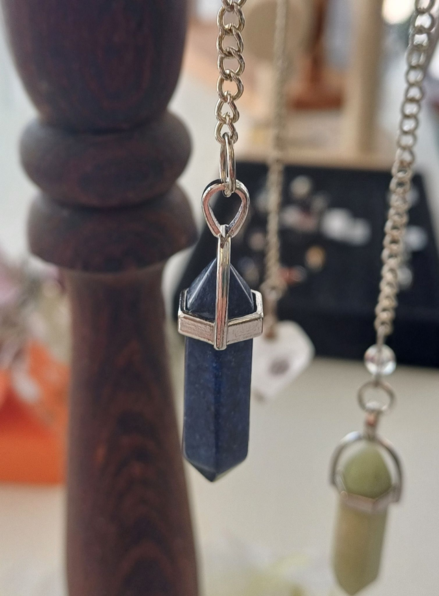 Lapis Lazuli with Sodalite Pendulum