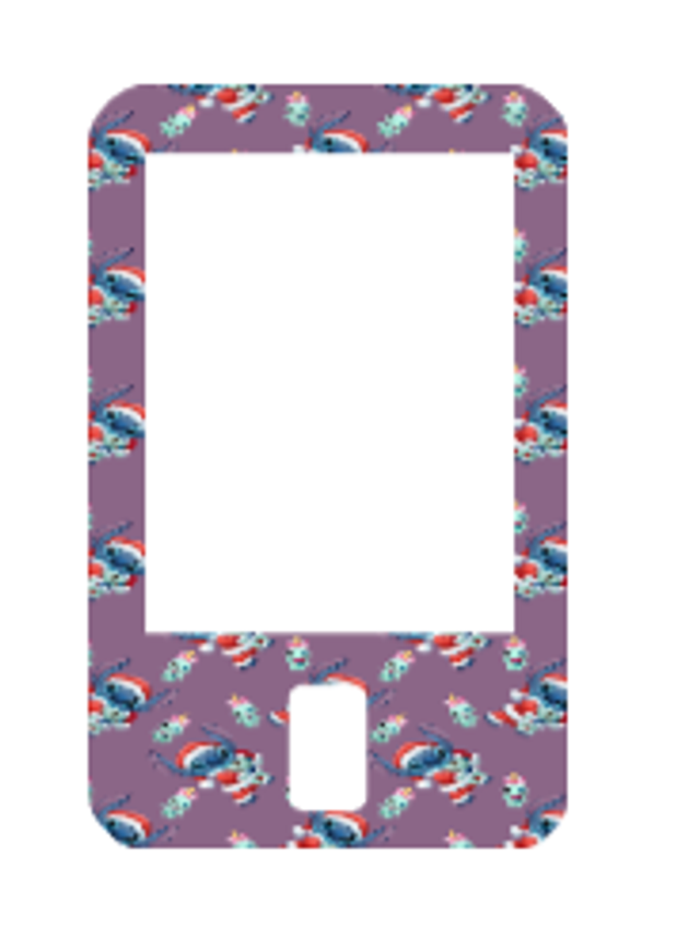Christmas Stitch Purple Decal