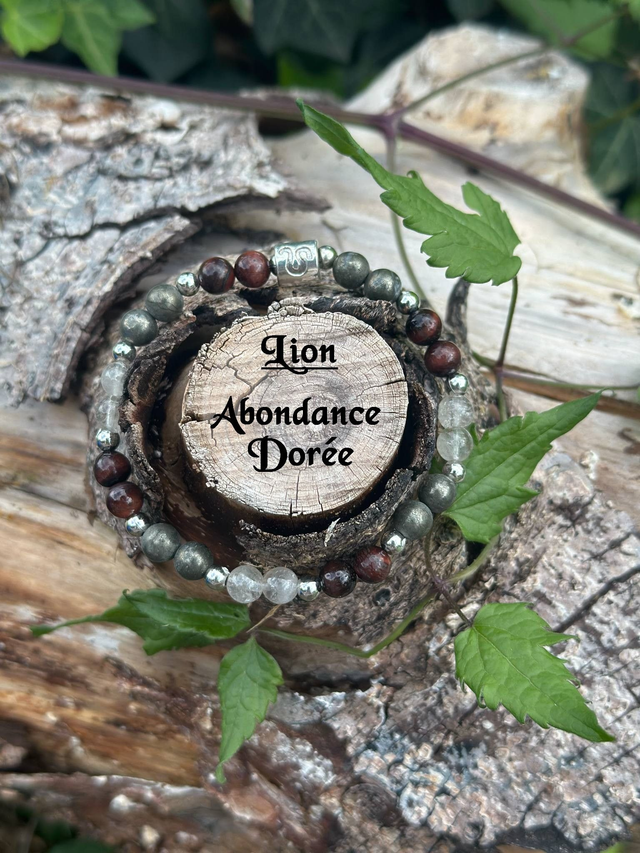 *Bracelet Astro* Lion – « Abondance Dorée »