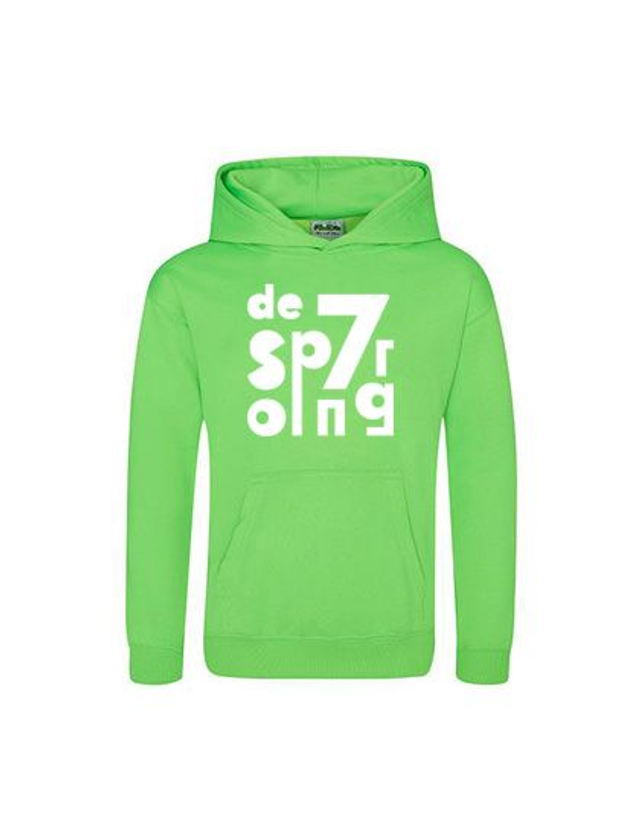 Fluoriderende Kids hoodie Zevensprong