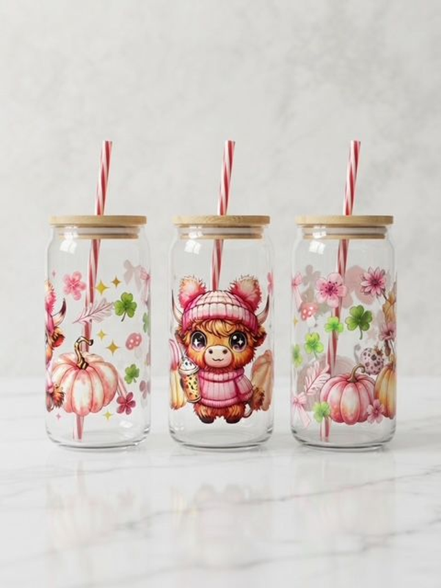 16oz Glass Cup