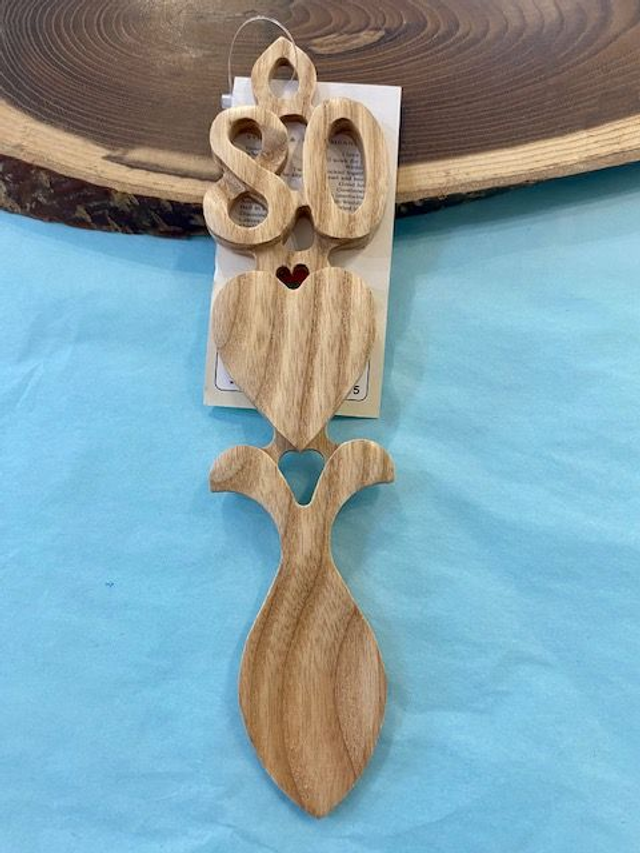 80th Anniversary Welsh Lovespoon 