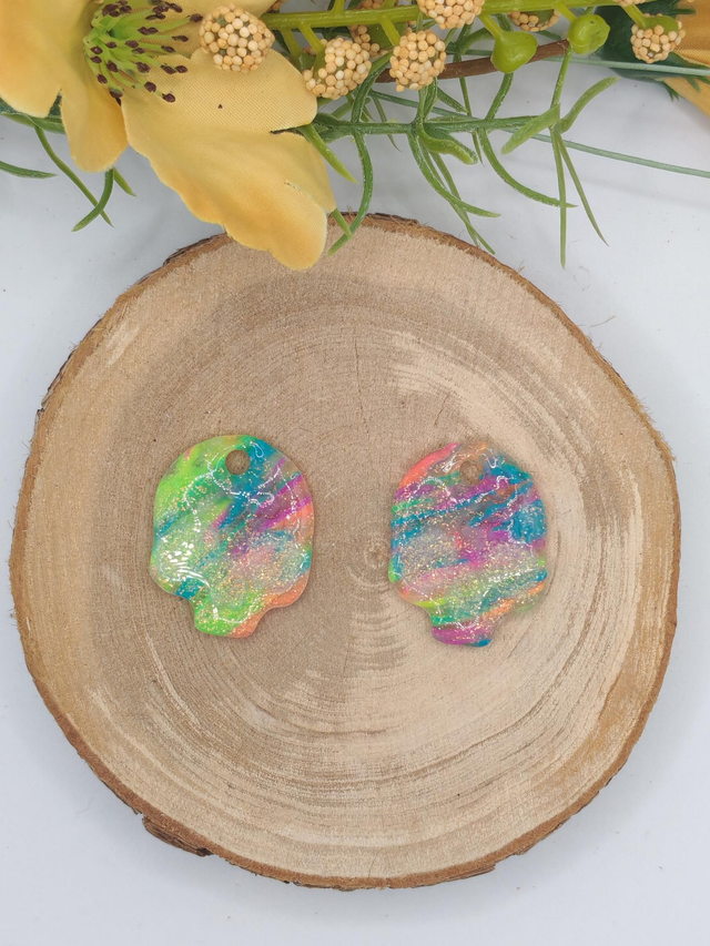 TĂȘte de Mort Transparent couleurs