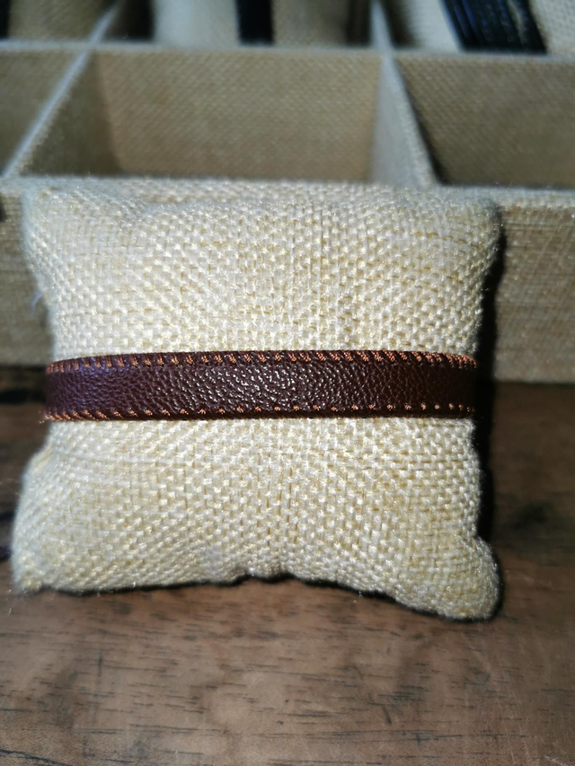 Bracelet cuir marron 