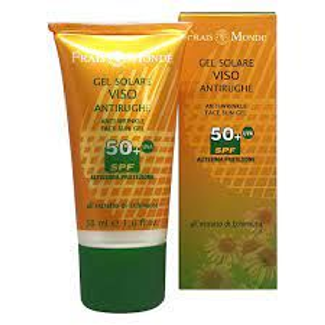 Gel Solare viso antirughe SPF 50+ 
