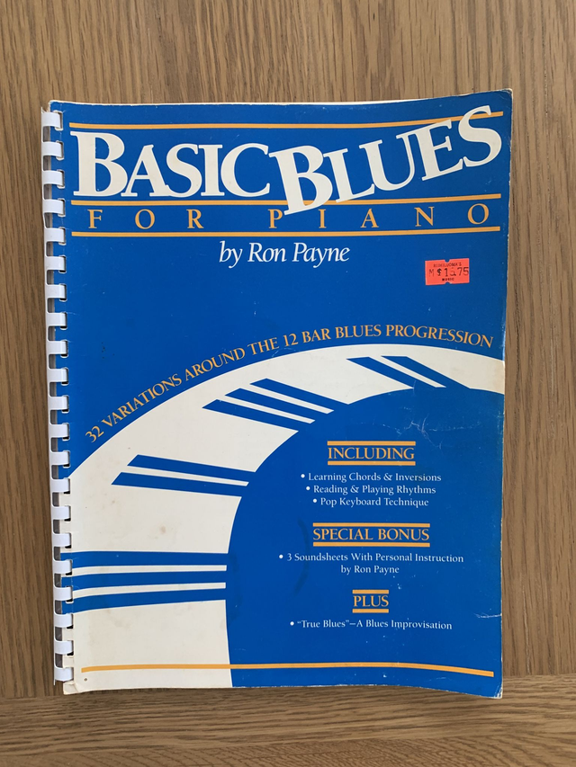 Basic Blues for Piano by Ron Payne 1984