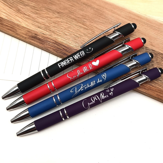 Kugelschreiber mit Spruch