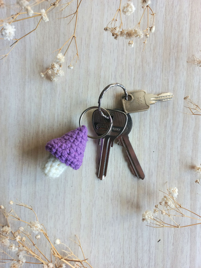 Nuit d’été – Porte-clef crocheté