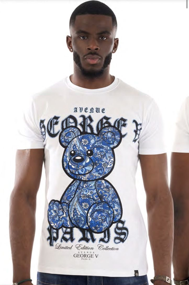 Avenue George V – T-shirt Ours Bleu