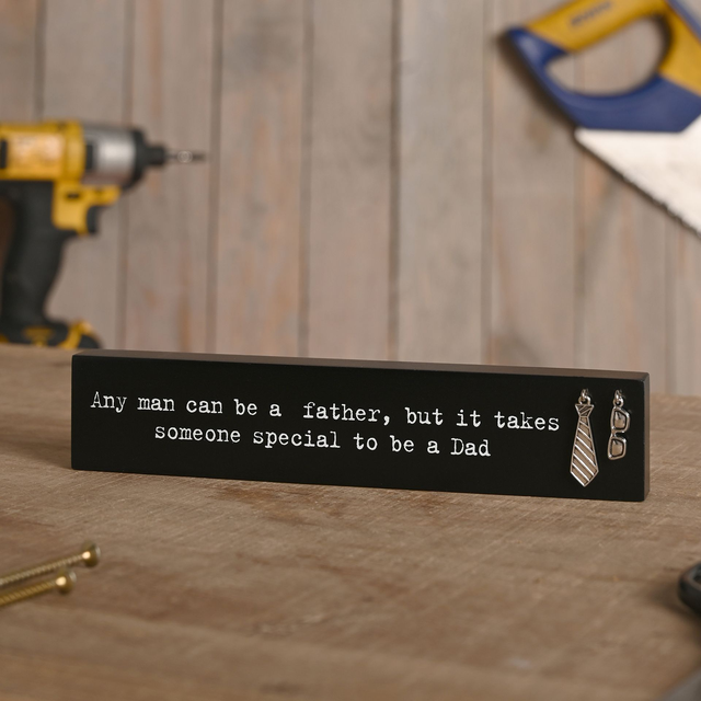 Dad Wooden Plaque – “It Takes Someone Special to Be a Dad” Gift
