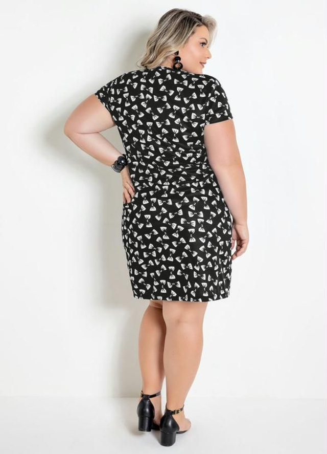 Vestido Meliandra Decote Transpassado Laços Plus Size | Marguerite