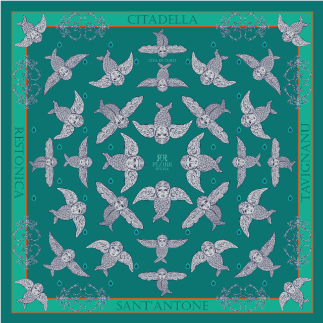 CARRÉ SANT&#039;ANTONE VERT 44