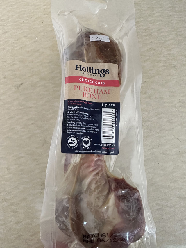 Pure Ham Bone - 1 Piece