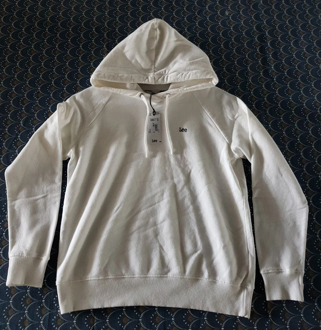 Sweat à capuche Lee blanc Taille S