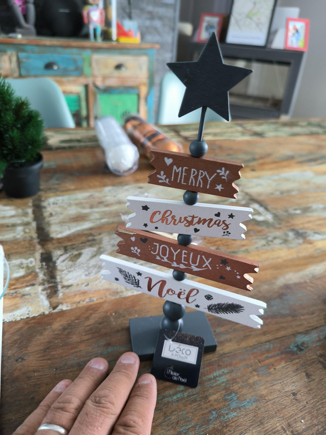 SAPIN DÉCORATION BOIS