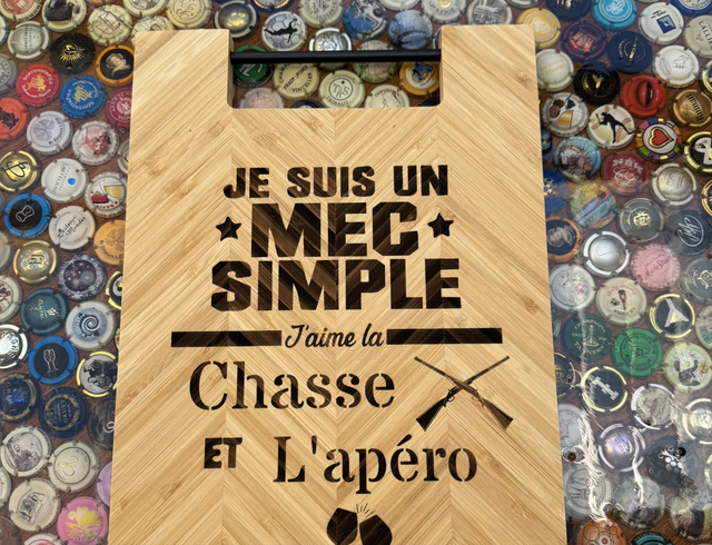 Planche mec simple personnalisable 