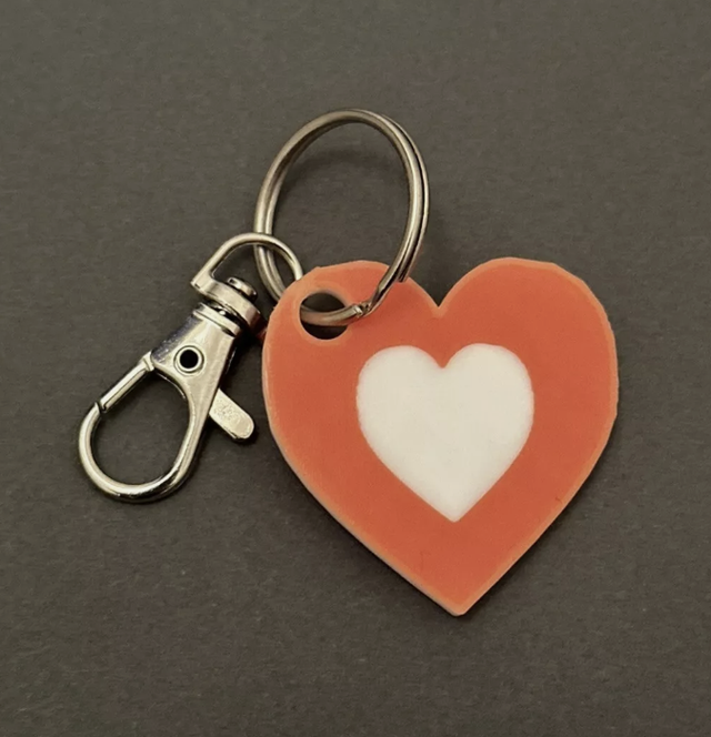 Love Heart Keychain