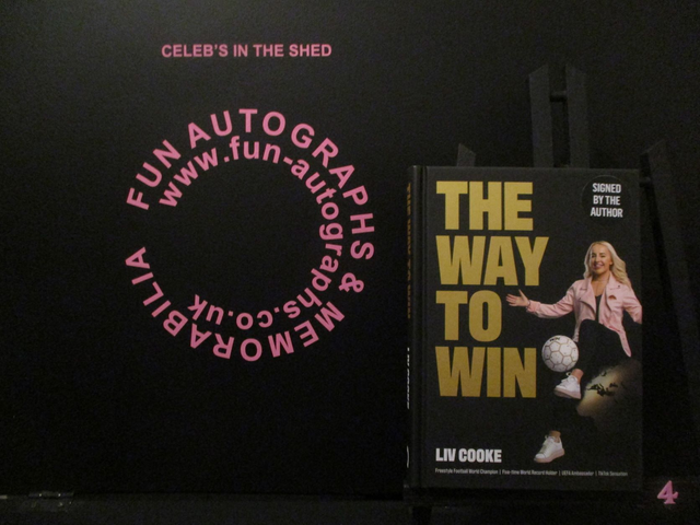 Liv Cooke - 'The Way To Win' Authentic Autographed Hardback Book (4)