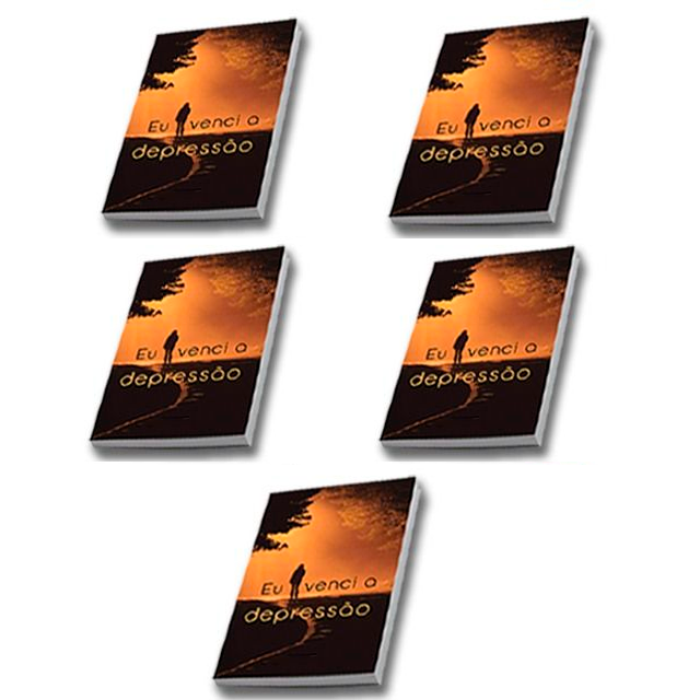 Pack 5 livros - Eu venci a depressão