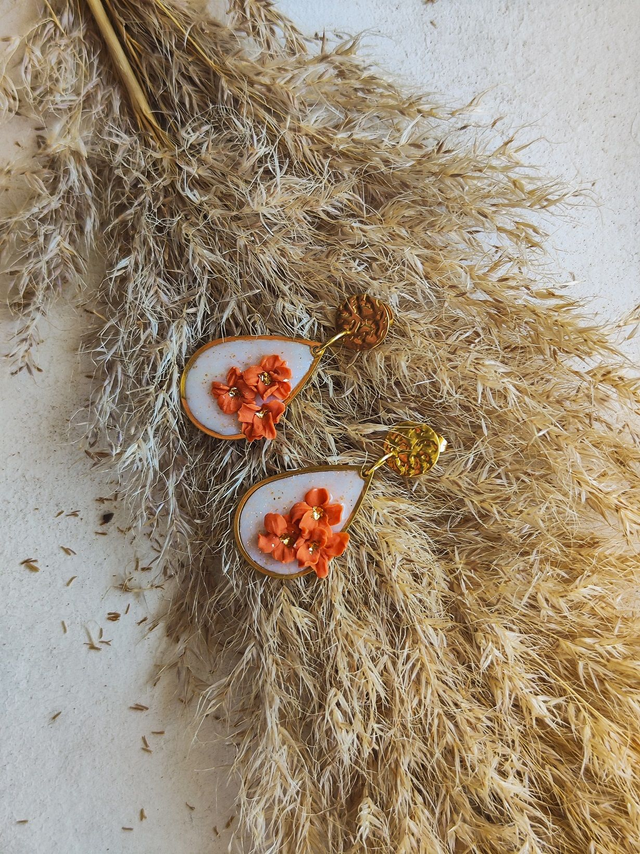 Boucles d'oreilles Fleurs