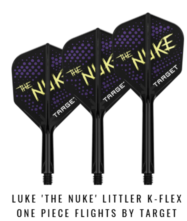 Luke 'The Nuke' Littler No2 K-Flex One Piece Flights by Target