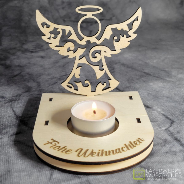 Teelichthalter Engel