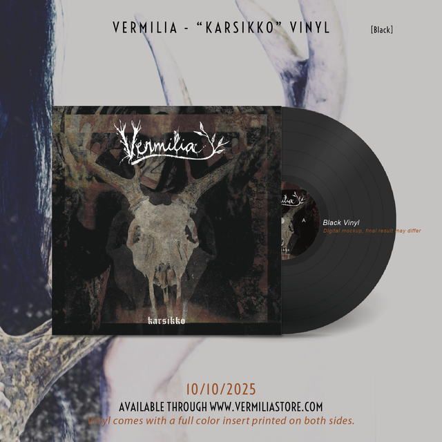 000 Vermilia - Karsikko Vinyl (Black) signed copy