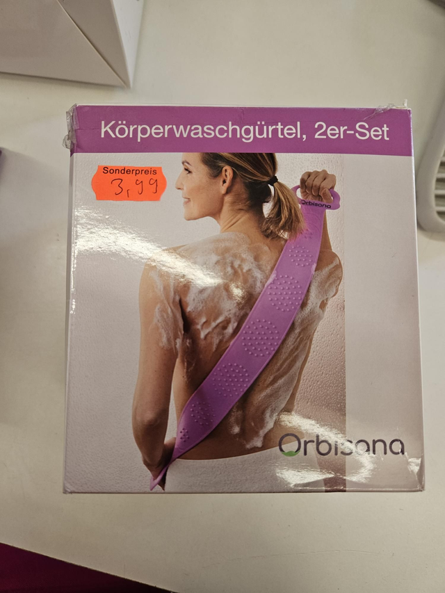 Orbisana Körperwaschgürtel im praktischen 2er Set