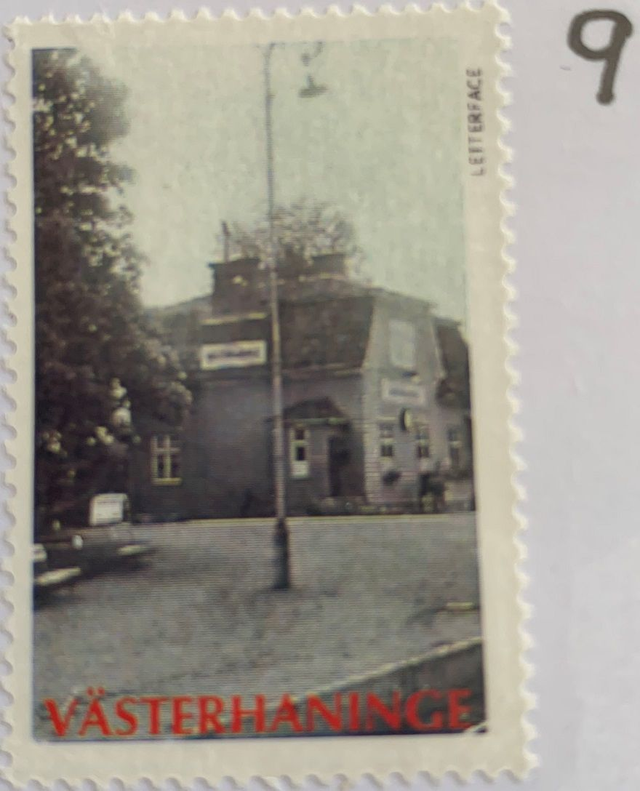 Brevfrimärke 9 - Stationshus Nynäshamn