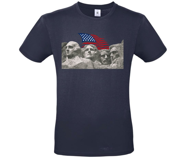 tee-shirt imprimé thème emblèmes pays du monde, marque Russell 210 Gramme