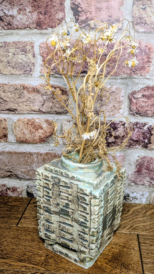 'Small Cong' Stoneware Vase 